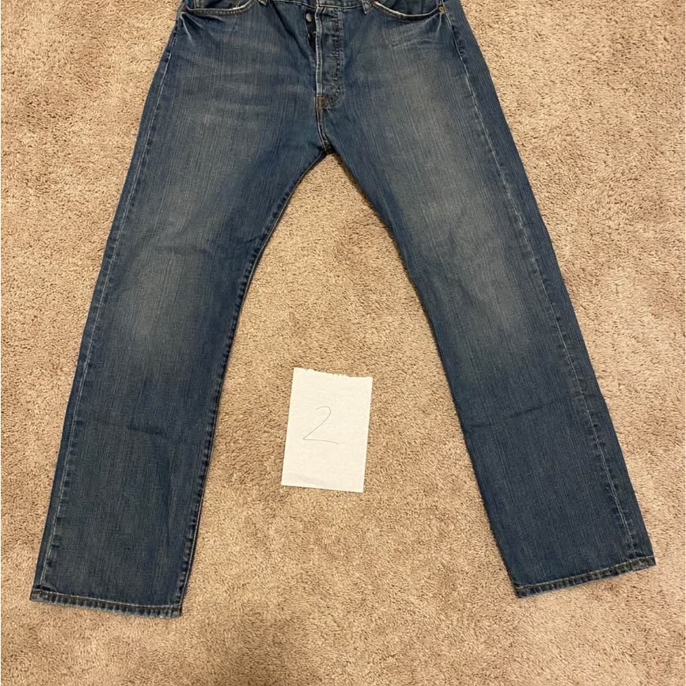 Levi's Men's Dark Blue Straight Jeans